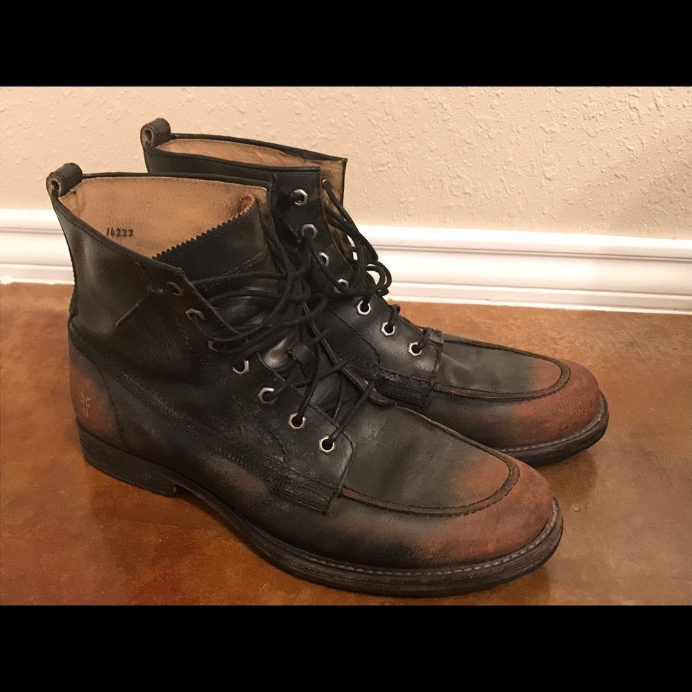 Frye Men’s Phillip Work Boots Black